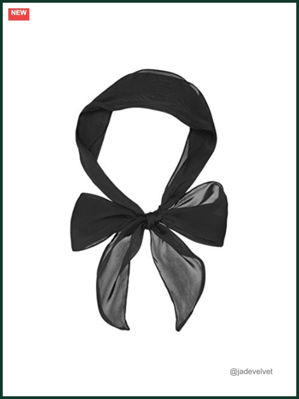 Allegra K Women Pure Solid Color Skinny Scarf Long Neckerchief Hair Band